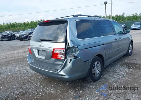 2007 Honda Odyssey Ex-L из США, поврежденный, VIN 5FNRL38677B138266